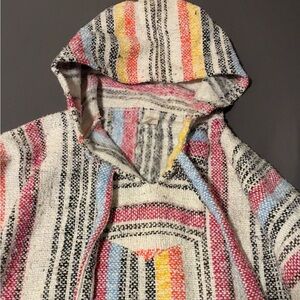 Multicolor Striped Baja Hoodie